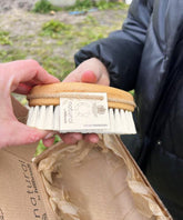 100% FSC Certified® Equine Grooming Brush – Ultra Soft Goat Hair