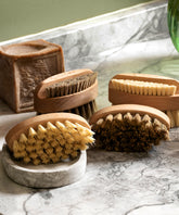 100% FSC Certified® Natural Single Fill Nail Brush - Stiff Tampico