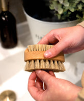 100% FSC Certified® Natural Nail Brush With Dual Fill - Soft Horsehair