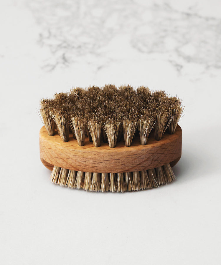 100% FSC Certified® Natural Nail Brush With Dual Fill - Soft Horsehair