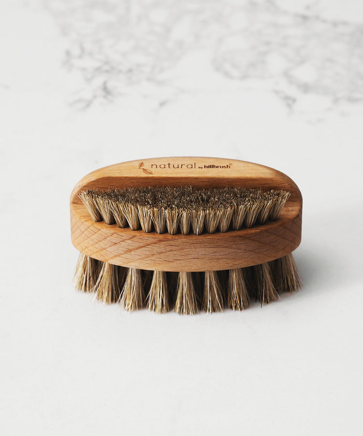 100% FSC Certified® Natural Nail Brush With Dual Fill - Soft Horsehair