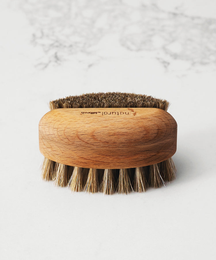 100% FSC Certified® Natural Nail Brush With Dual Fill - Soft Horsehair