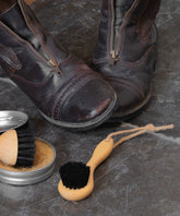 100% FSC Certified® Natural Shoe Polish & Shine Brush - Soft Horsehair