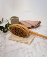 100% FSC Certified® Natural Long Handled Bath Brush - Soft