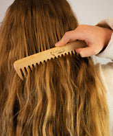 100% FSC Certified® Natural Beechwood Biodegradable Wide Tooth Comb