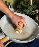 100% FSC Certified® Natural Pot Wash & Scrub Brush - Stiff Tampico