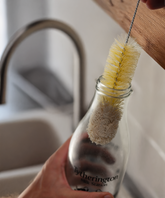 Natural Bottle & Tube Cleaning Brush – 40mm Diameter (Tampico & Cotton)