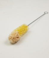 Natural Bottle & Tube Cleaning Brush – 30mm Diameter (Tampico & Cotton)