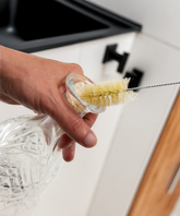 Natural Bottle & Tube Cleaning Brush – 30mm Diameter (Tampico & Cotton)