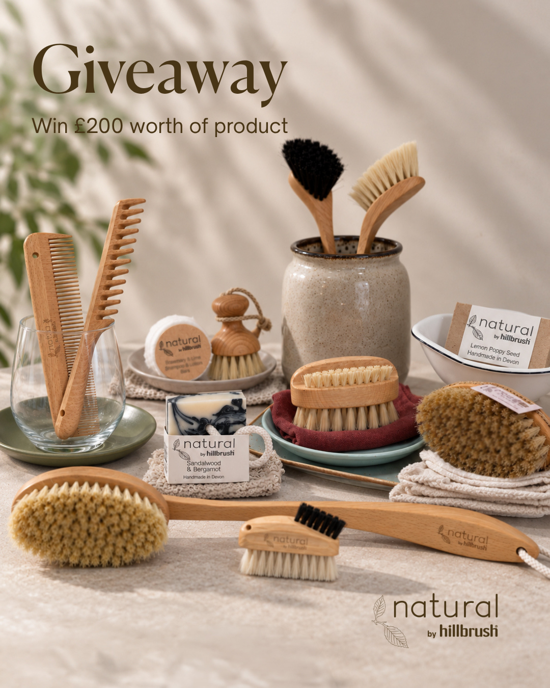 Win £200 Worth of Natural by Hillbrush