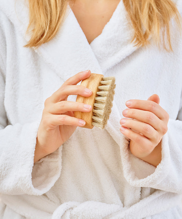 100% FSC Certified® Natural Single Fill Nail Brush - Soft Horsehair