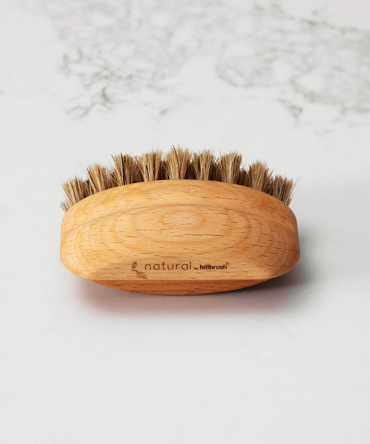 100% FSC Certified® Natural Single Fill Nail Brush - Soft Horsehair