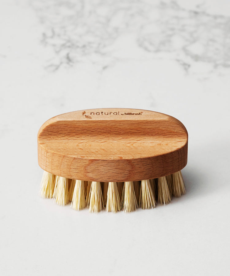 100% FSC Certified® Natural Single Fill Nail Brush - Stiff Tampico