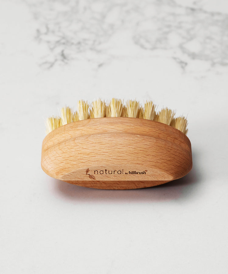 100% FSC Certified® Natural Single Fill Nail Brush - Stiff Tampico