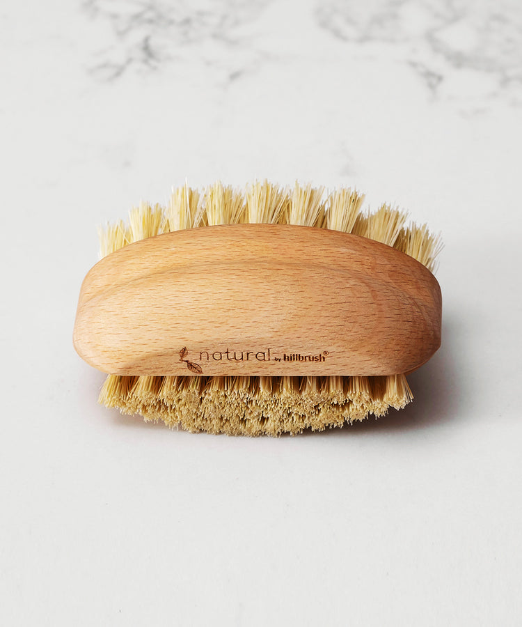 100% FSC Certified® Natural Nail Brush With Dual Fill - Stiff Tampico