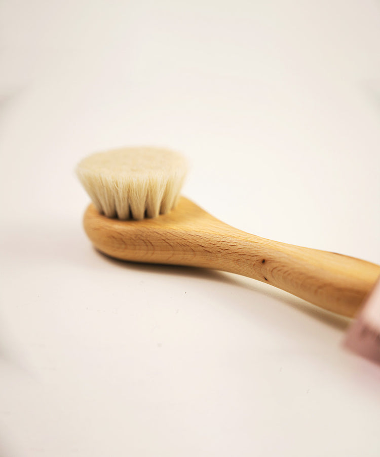 100% FSC Certified® Natural Baby Hair Brush - Extra Soft Goat Hair