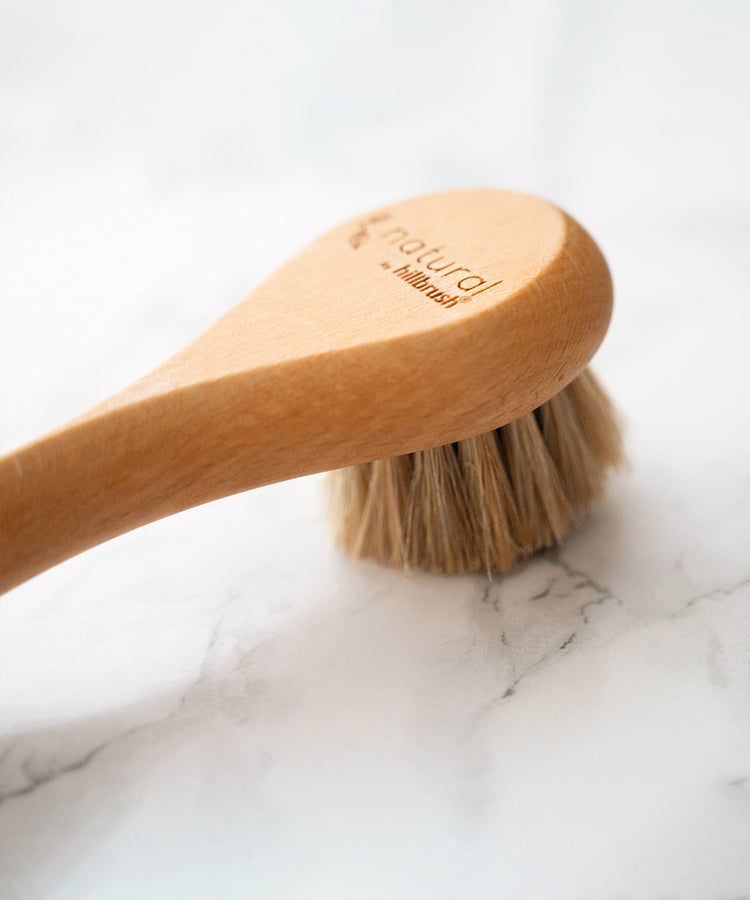 100% FSC Certified® Natural Shoe Polish & Shine Brush - Stiff Horsehair