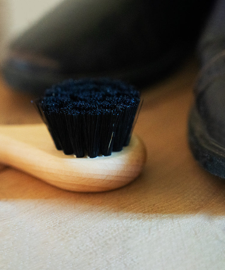 100% FSC Certified® Natural Shoe Polish & Shine Brush - Soft Horsehair