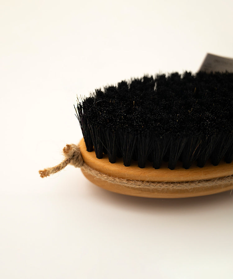 100% FSC Certified® Natural Large Muddy Shoe Cleaning Brush - Stiff Natural Bristle
