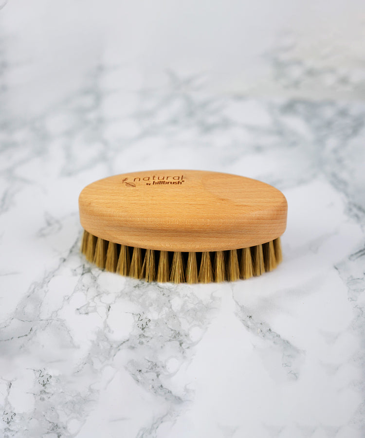 100% FSC Certified® Natural Large Shoe Shine Brush - Soft Horsehair