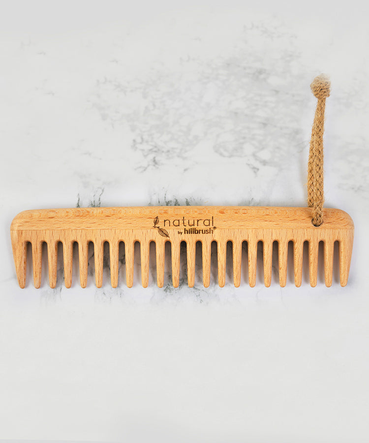 100% FSC Certified® Natural Beechwood Biodegradable Wide Tooth Comb