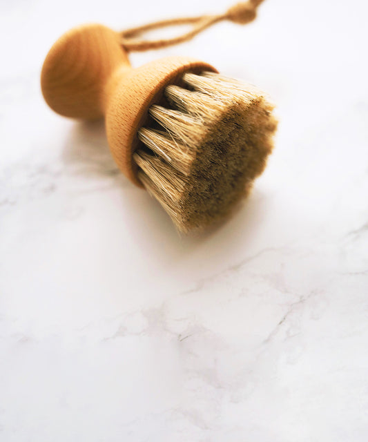 100% FSC Certified® Natural Mushroom Foragers Brush - Soft Horsehair