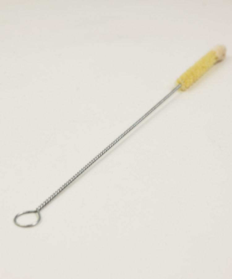 Natural Bottle & Tube Cleaning Brush – 10mm Diameter (Tampico & Cotton)