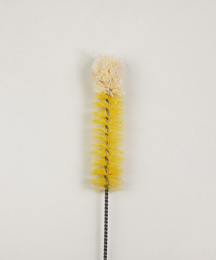 Natural Bottle & Tube Cleaning Brush – 20mm Diameter (Tampico & Cotton)