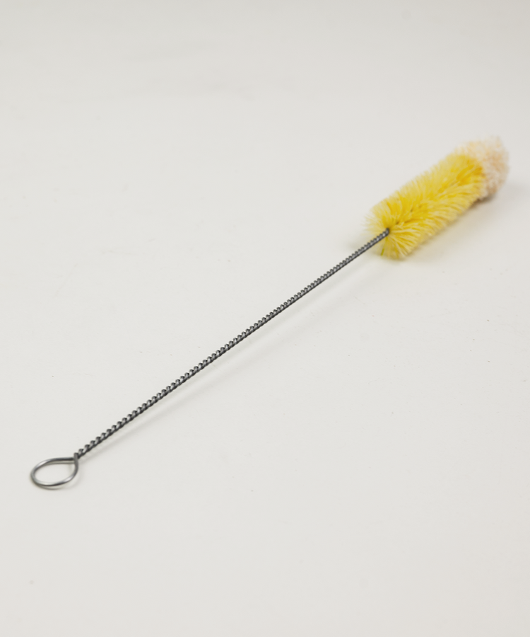 Natural Bottle & Tube Cleaning Brush – 20mm Diameter (Tampico & Cotton)