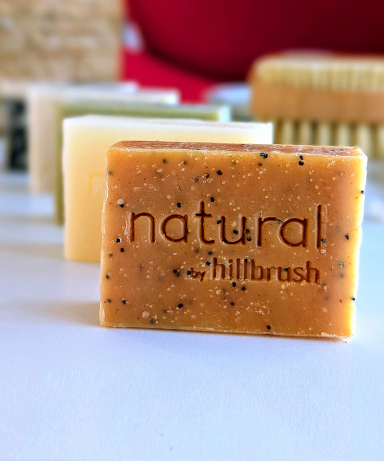 Natural Lemon Poppy Seed Soap Bar (50g)